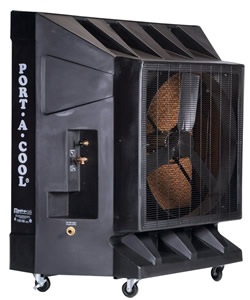 High performance 3600 evaporative cooler - 246 sq m - Click for larger picture